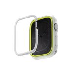 Uniq Apple Watch 45mm Moduo Camlı Kasa Ekran Koruyucu - Sarı-Beyaz - Görsel 2