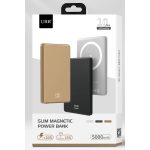URR CDB005 5.000 mAh 20W Type-C 15W Kablosuz Şarj Magsafe UltraSlim PD Powerbank - Natural Grey - Görsel 5