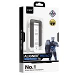 URR Apple iPhone 14 Aligner+ Hayalet Cam Ekran Koruyucu - Siyah