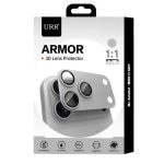URR Apple iPhone 17 Pro Armor 3D Kamera Lens Koruyucu - Gümüş - Görsel 3
