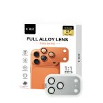 URR Apple iPhone 17 Pro Fans Series Full Alloy Kamera Lens Koruyucu - Gümüş