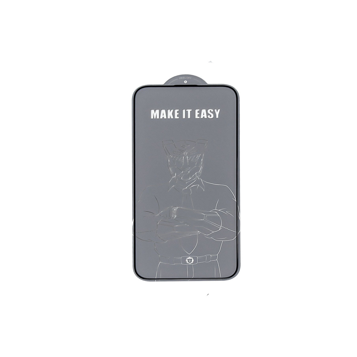 URR Apple iPhone 15 Pro 2.5D Antistatik Silkscreen Cam Ekran Koruyucu – Siyah görseli 8