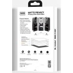 URR Apple iPhone 15 Pro 3D Matte Privacy Resin Edge Cam Ekran Koruyucu - Siyah - Görsel 2