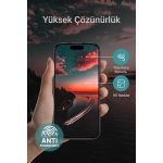 URR Apple iPhone 15 Pro 3D Privacy Resin Edge Cam Ekran Koruyucu - Siyah - Görsel 2