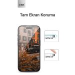 URR Apple iPhone 15 Pro 3D Privacy Resin Edge Cam Ekran Koruyucu - Siyah - Görsel 5
