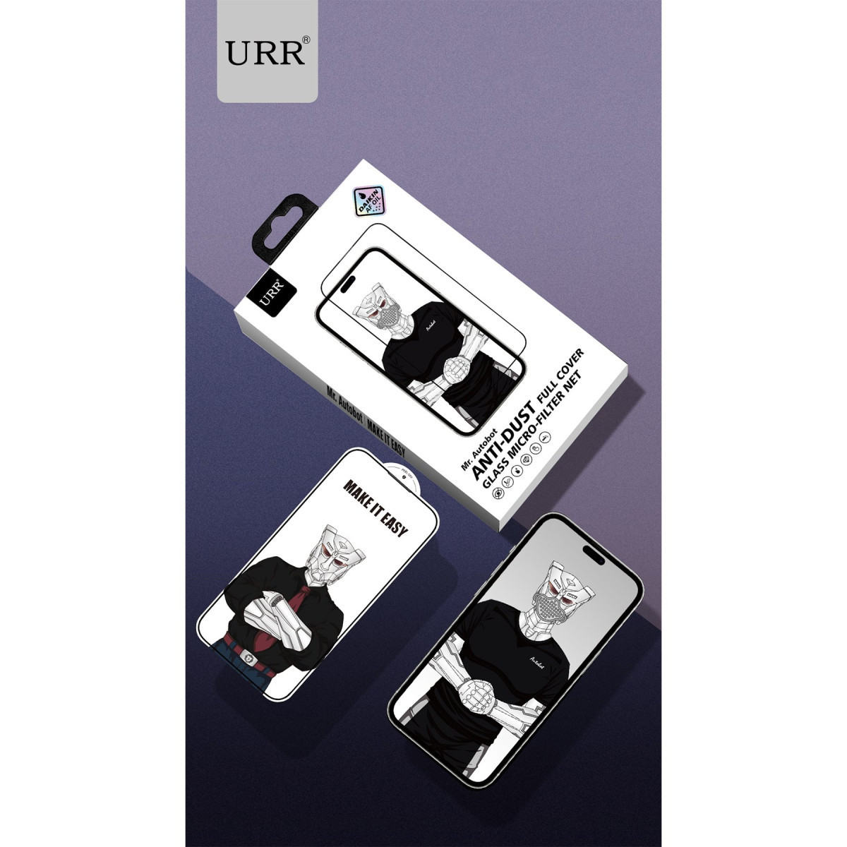 URR Apple iPhone 15 Pro Max Lazer Antidust Cam Ekran Koruyucu – Siyah görseli 5