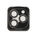 URR Apple iPhone 15 Pro Max Rhomb Snakeskin AR Kamera Lens Koruyucu - Natural Grey - Görsel 3