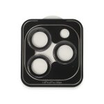 URR Apple iPhone 15 Pro Max Rhomb Snakeskin AR Kamera Lens Koruyucu - Siyah - Görsel 3