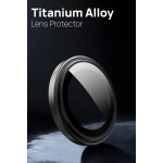 URR Apple iPhone 15 Titanium Alloy AR Kamera Lens Koruyucu - Mavi - Görsel 2