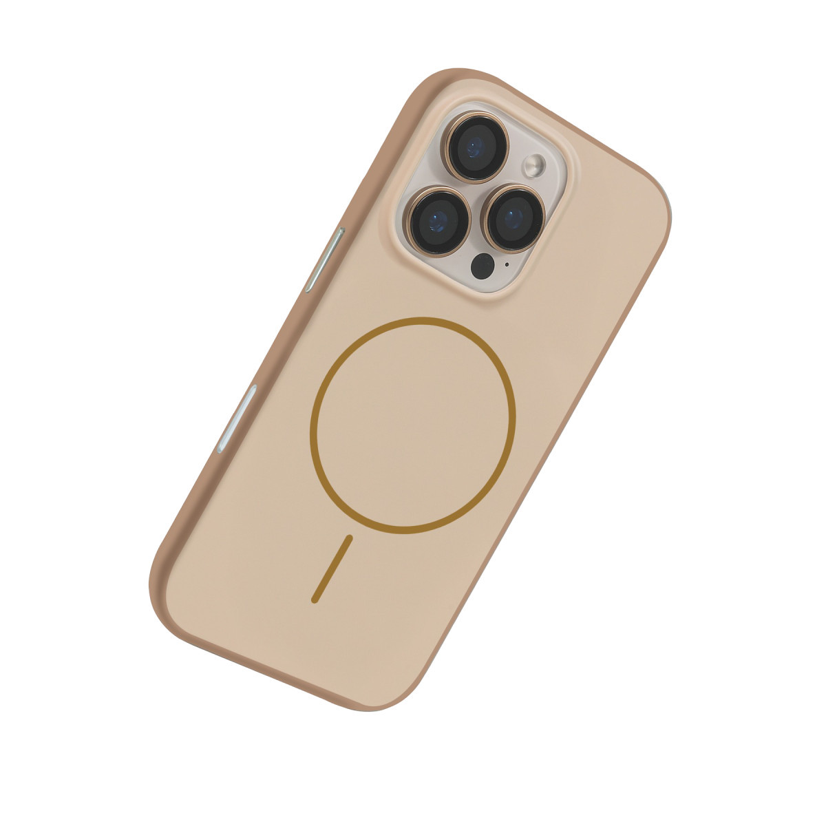 URR Apple iPhone 16 Pro Lamda Matte iBeats Magsafe Kapak – Gold görseli 3