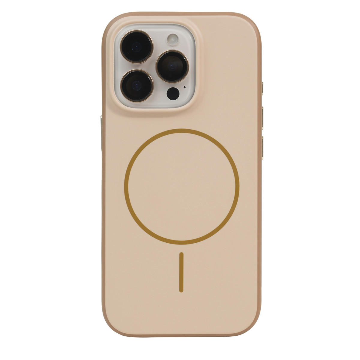 URR Apple iPhone 16 Pro Lamda Matte iBeats Magsafe Kapak – Gold görseli 4
