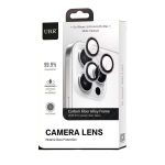 URR Apple iPhone 16 Pro Max Kevlar AR Kamera Lens Koruyucu - Natural Grey - Görsel 4