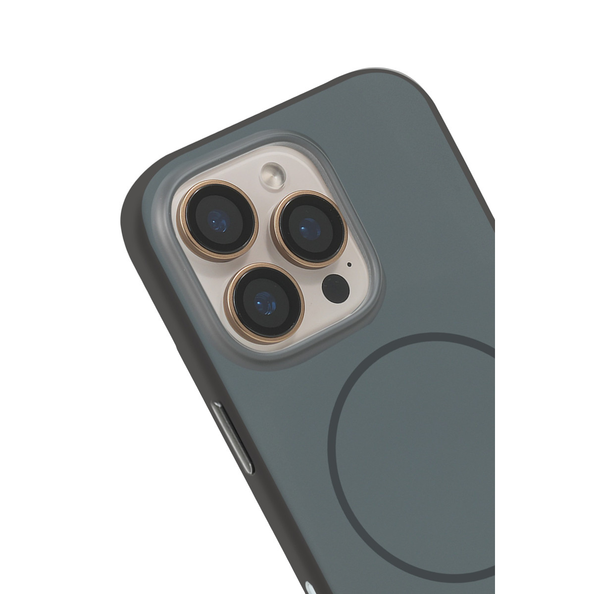 URR Apple iPhone 16 Pro Max Lamda Matte iBeats Magsafe Kapak – Siyah görseli 2