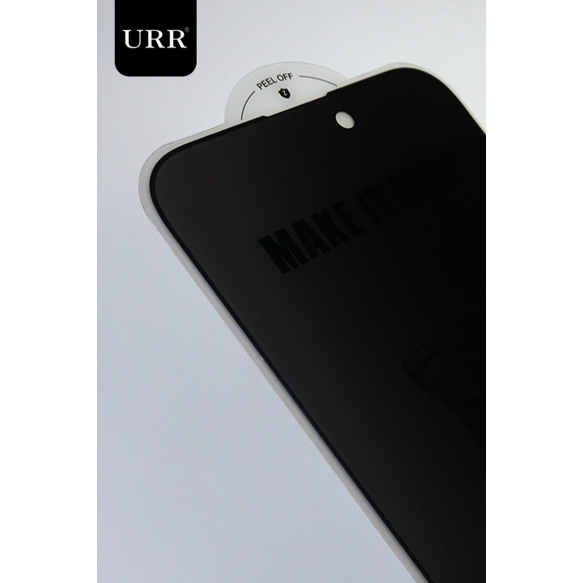 URR Apple iPhone 16 Pro Max Matte Privacy Cam Ekran Koruyucu – Siyah görseli 2