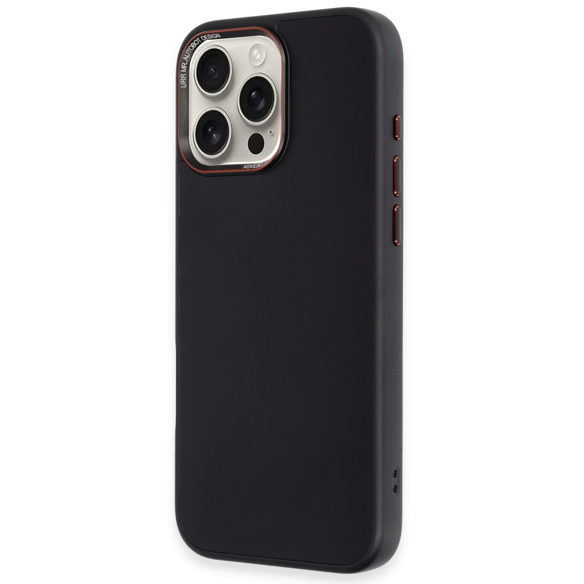 URR Apple iPhone 16 Pro Max Matte Pure Glass Magsafe Kapak – Siyah görseli 2