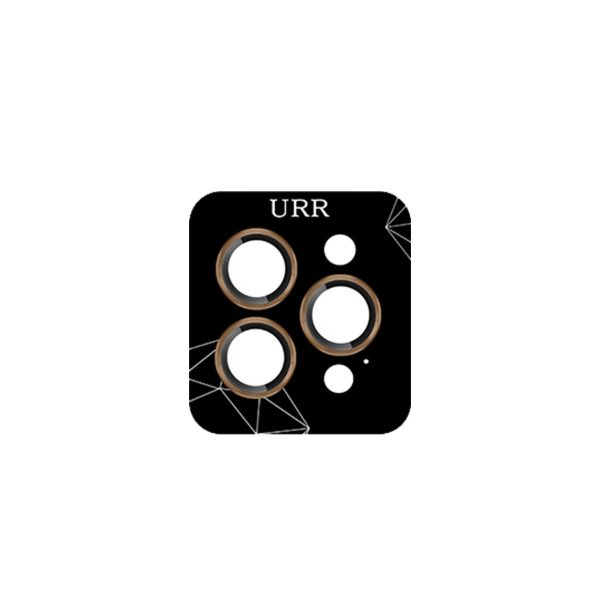 URR Apple iPhone 16 Pro Max Titanium Alloy AR Kamera Lens Koruyucu - Gold
