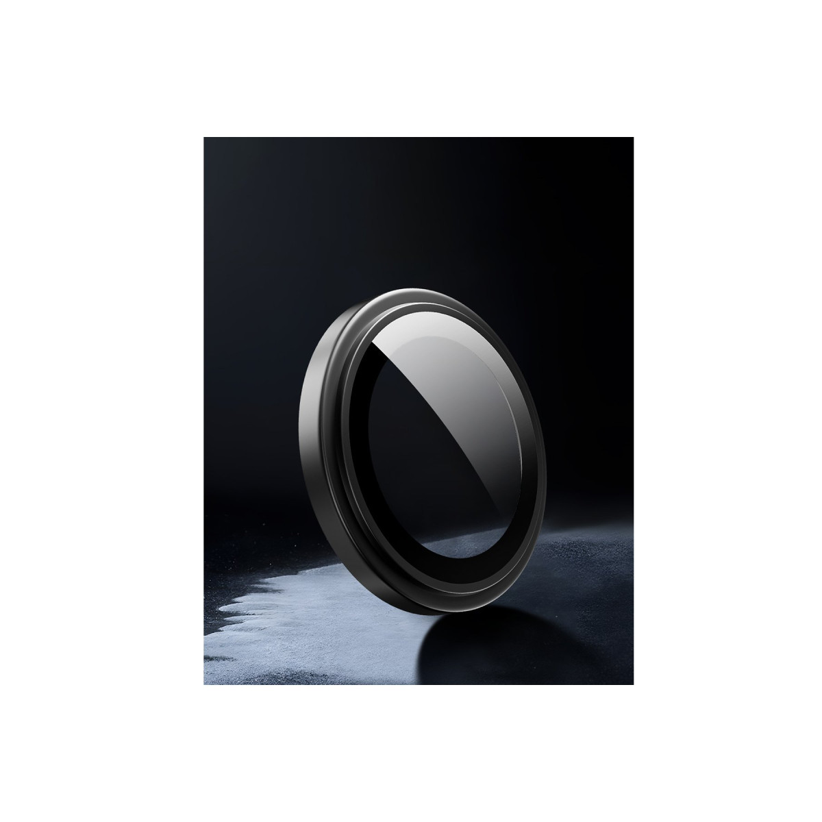 URR Apple iPhone 16 Pro Max Titanium Alloy AR Kamera Lens Koruyucu – Siyah görseli 2