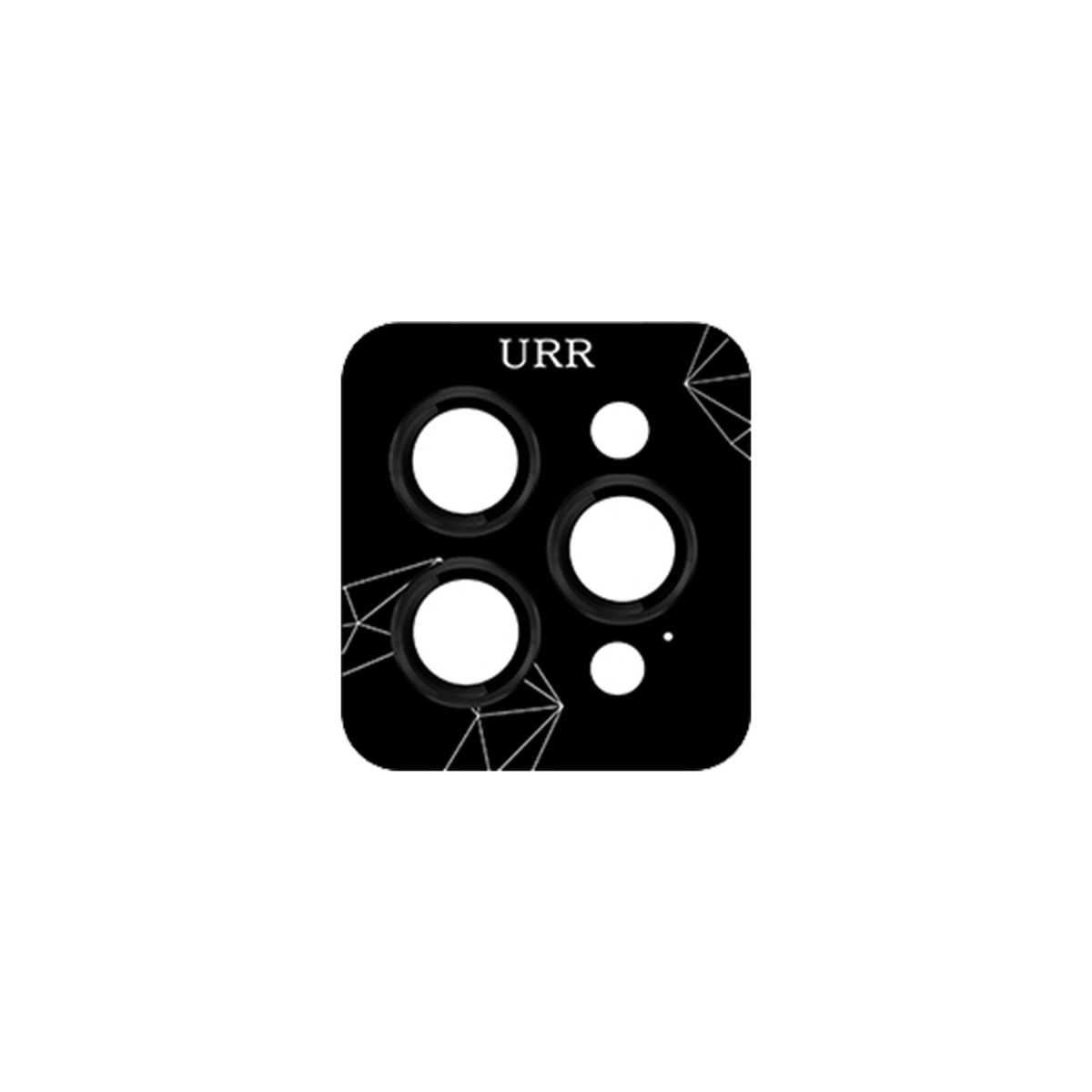 URR Apple iPhone 16 Pro Max Titanium Alloy AR Kamera Lens Koruyucu – Siyah görseli 1
