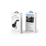 Yesido C314 Yapışkanlı 360 Derece Ayarlanabilir Cam Yüzeyli 15W Kablosuz Şarjlı Ekstra 90 Cm Dahili Type-C Kablolu Magsafe Araç Tutucu - Siyah - Görsel 2