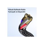 Yesido CA109 3M 2A Usb to Lightning Hızlı Şarj Kablosu - Siyah - Görsel 9