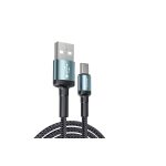 Yesido CA74 1.2M 2.4A Hasırlı Usb to Type-C Hızlı Şarj Kablosu - Siyah