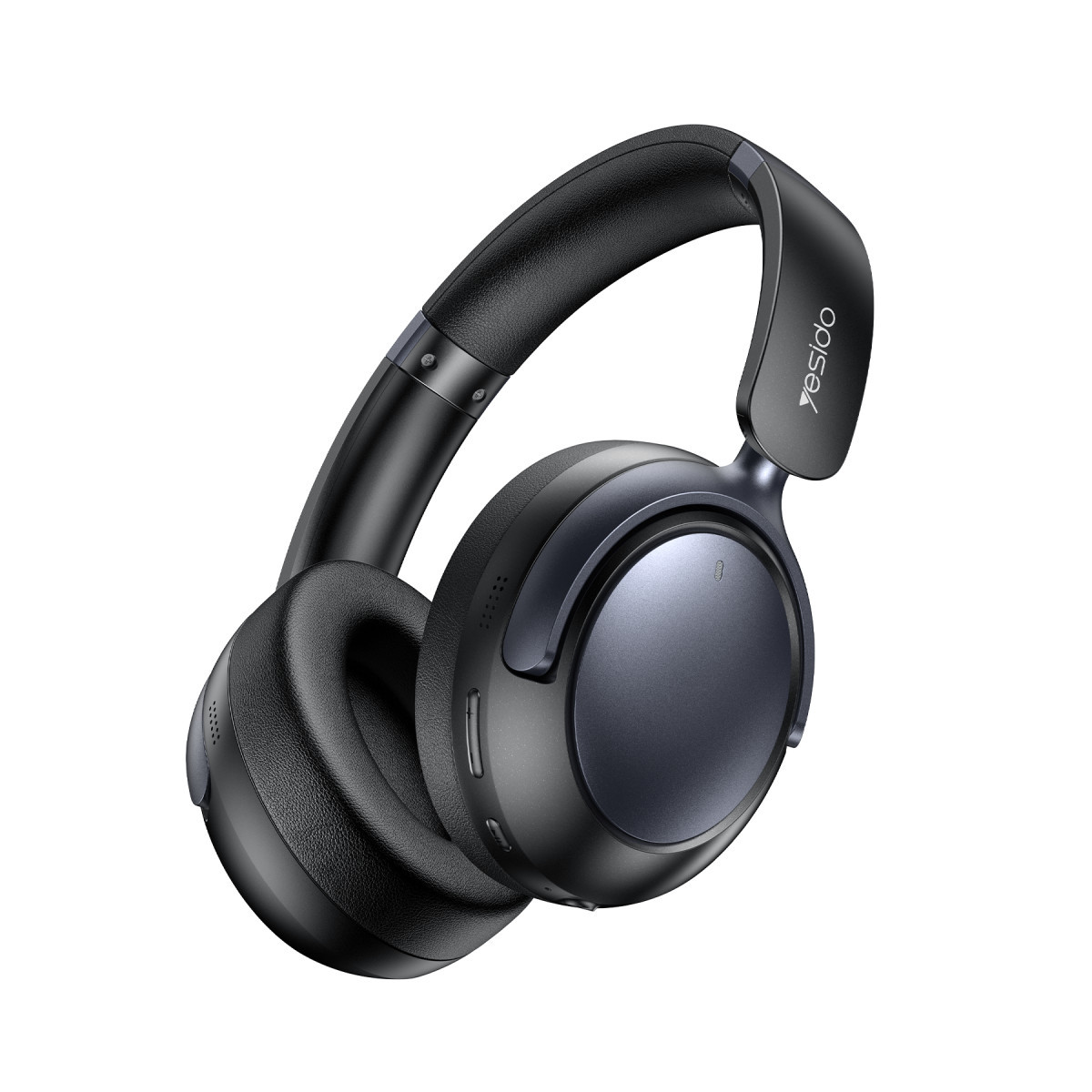 Yesido EP07 BT 5.3 Hibrit Aktif Gürültü Engelleyici Özellikli Kafaüstü Bluetooth Kulaklık – Siyah görseli 1