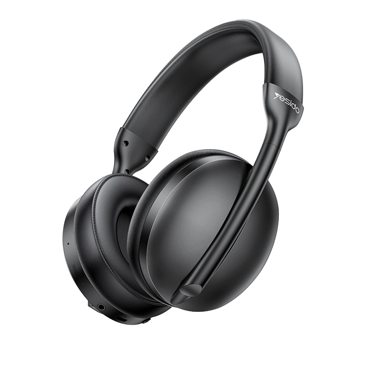 Yesido EP08 BT 5.3 Aktif Gürültü Engelleyici Özellikli Kafaüstü Bluetooth Kulaklık – Siyah görseli 1