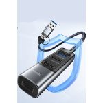 Yesido HB20 5in1 1 Adet USB 3.0 / 2 Adet Usb 2.0 / 1 Adet 100W Type-C Çıkışlı Usb ve Type-C Girişli Hub Dönüştürücü - Siyah - Görsel 3