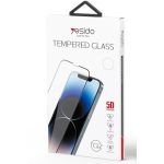 Yesido Apple iPhone 13 Pro Max TG12 5D Cam Ekran Koruyucu - Siyah - Görsel 3
