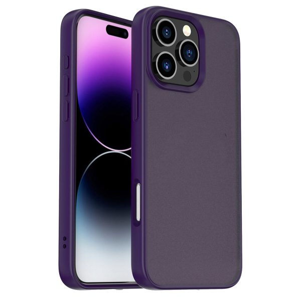 Yesido Apple iPhone 16 Pro Max PC05 Tower Kapak - Derin Mor