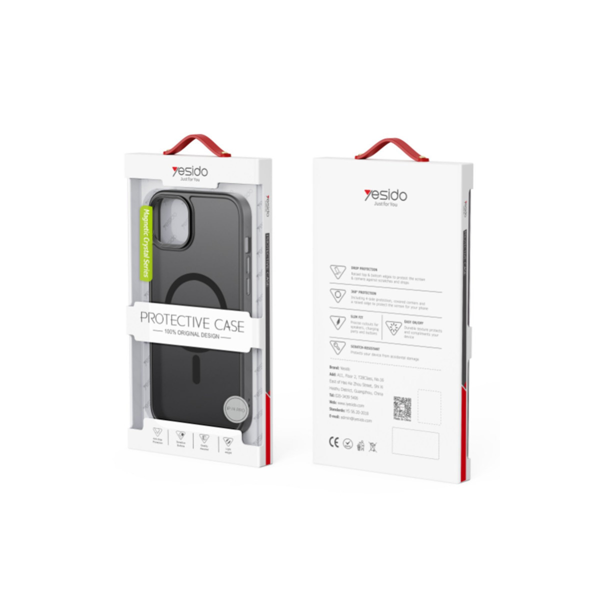 Yesido Apple iPhone 16 Pro PC06 Tower Magsafe Kapak – Lacivert görseli 3