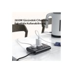 Yesido MC08 10in1 6 Adet Usb ve 4 Adet Priz Dönüştürücü 1.8M - Siyah - Görsel 5