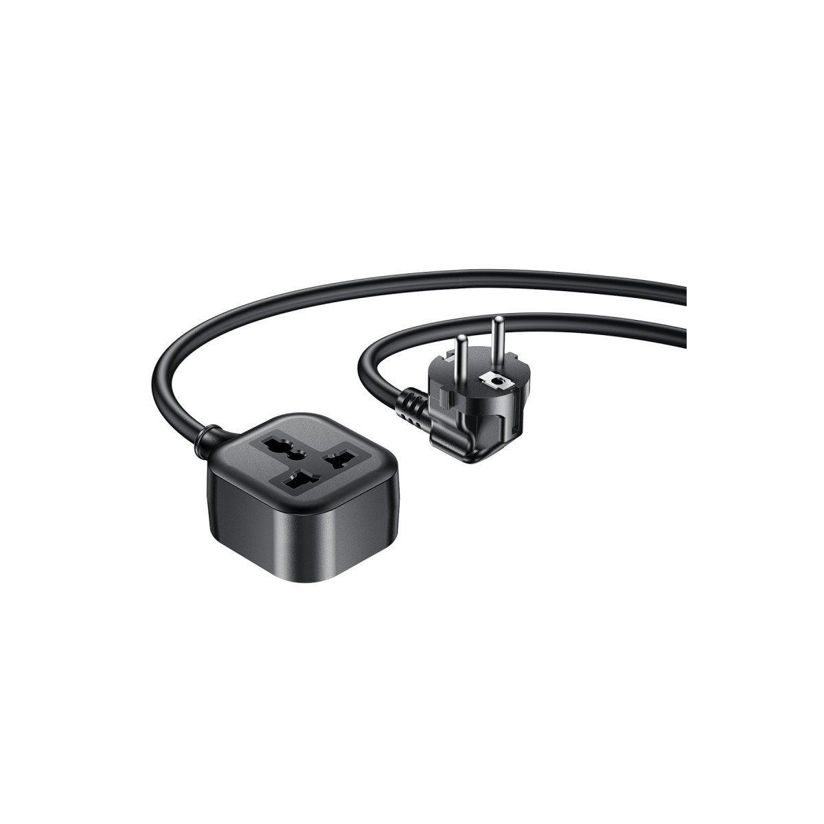 Yesido MC33 3250W 5M Priz Uzatıcı – Siyah görseli 1