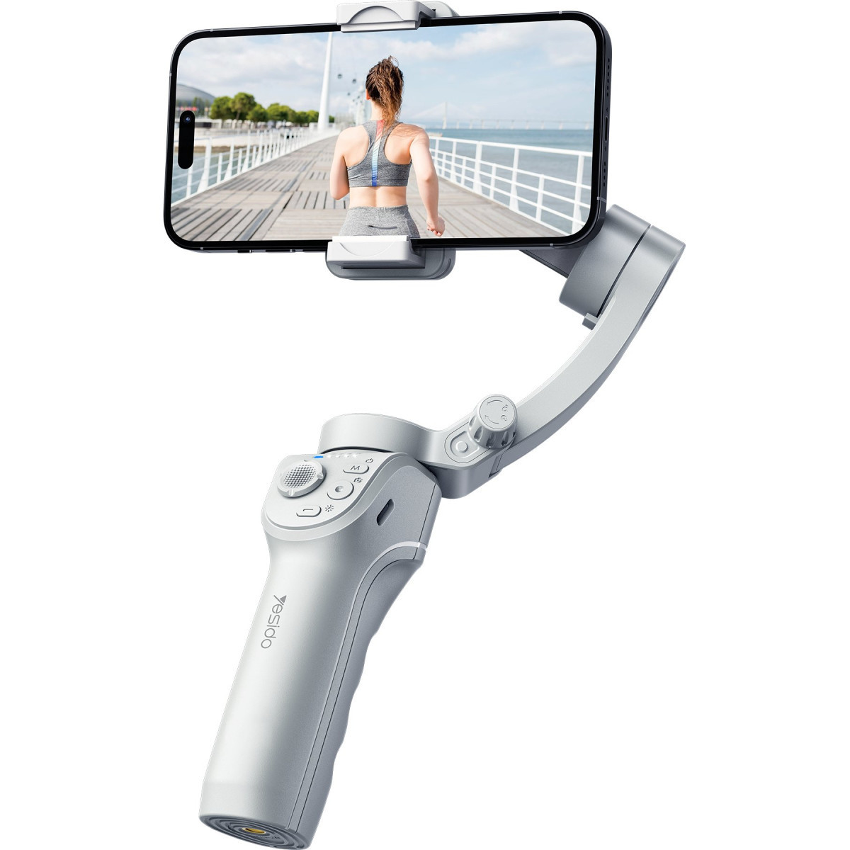yesido-sf18-360-derece-otomatik-yuz-takipli-tripodlu-bt-50-selfie-gimbal-gri-web Yesido SF18 360 Derece Otomatik Yüz Takipli Tripodlu BT 5.0 Selfie Gimbal - Gri - Görsel 1