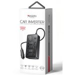 Yesido VC07 200W AC 220V Çıkışlı PD Destekli 4 Portlu Araç İçi Güç Dönüştürücü - Siyah - Görsel 6