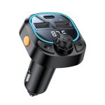 Yesido Y70 RGB 1 Adet 15W Type-C ve 1 Adet 15W USB Çıkışlı BT 5.3 FM Transmitter - Siyah