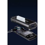 Yesido YAU41 3.5mm Aux Çıkışlı Mikrofonlu Bluetooth Araç Kiti - Siyah - Görsel 3