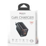 Yesido YC99 Dahili Type-C Kablolu 40W PD Hızlı Şarj Cihazı - Siyah - Görsel 5