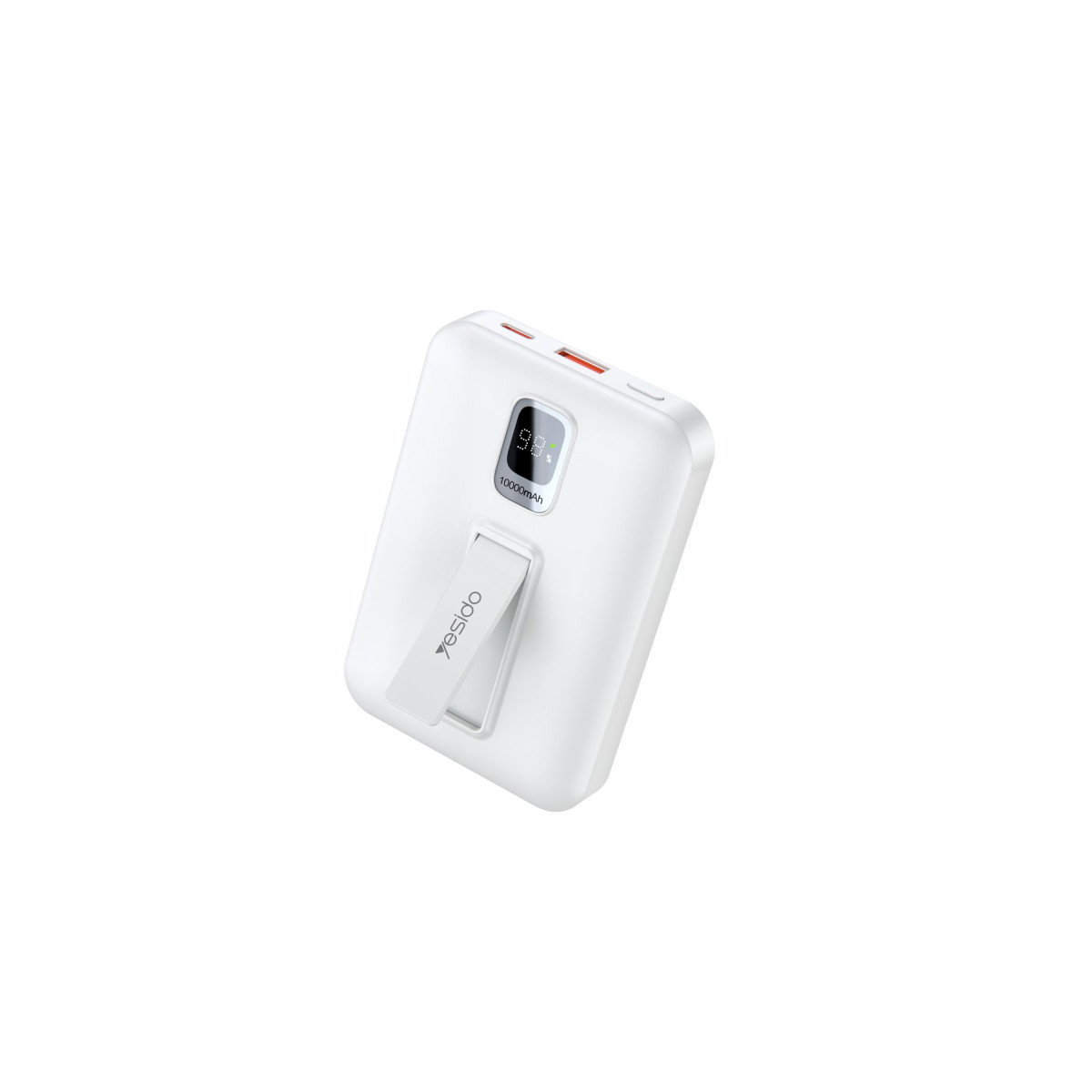 yesido-yp45-10000-mah-20w-dijital-gostergeli-15w-kablosuz-sarjli-standli-magsafe-pd-hizli-sarj-powerbank-beyaz-web Yesido YP45 10.000 mAh 20W Dijital Göstergeli 15W Kablosuz Şarjlı Standlı Magsafe PD Hızlı Şarj Powerbank - Beyaz - Görsel 1