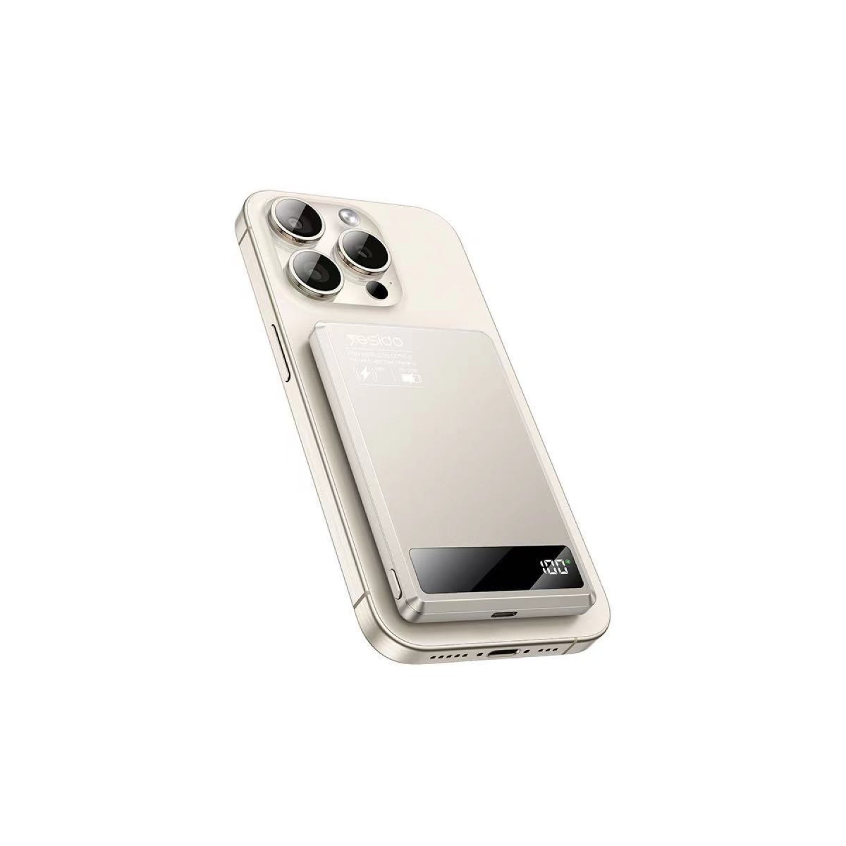 yesido-yp66-5000-mah-led-sarj-gostergeli-20w-type-c-cikisli-ve-15w-kablosuz-sarjli-pd-hizli-sarj-magsafe-powerbank-gold-web Yesido YP66 5.000 mAh Led Şarj Göstergeli 20W Type-C Çıkışlı ve 15W Kablosuz Şarjlı PD Hızlı Şarj Magsafe Powerbank - Gold - Görsel 1