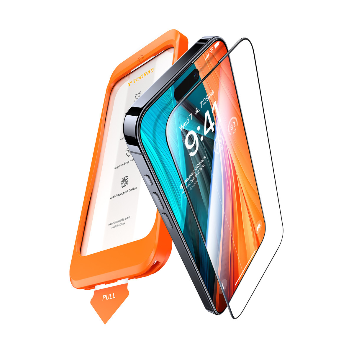 Torras Apple iPhone 17 Pro Max Install Master AutoKit HD Cam Ekran Koruyucu – Şeffaf görseli 3
