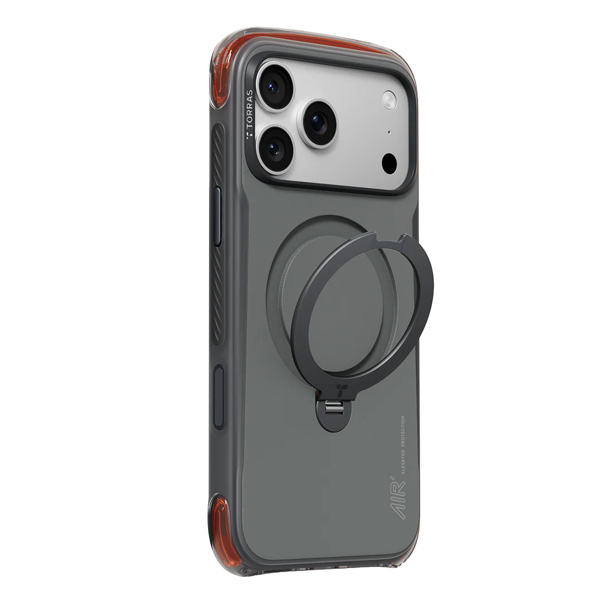 Torras Apple iPhone 17 Pro Ostand Q3 Air Pro Standlı Magsafe Kapak – Obsidia Core görseli 2