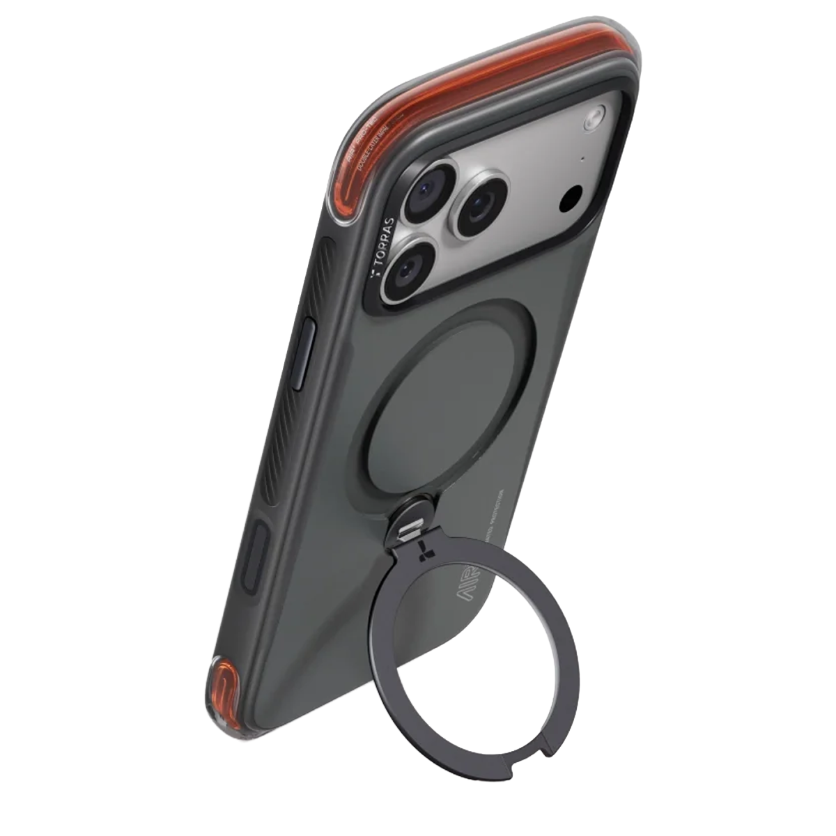 Torras Apple iPhone 17 Pro Ostand Q3 Air Pro Standlı Magsafe Kapak – Obsidia Core görseli 3