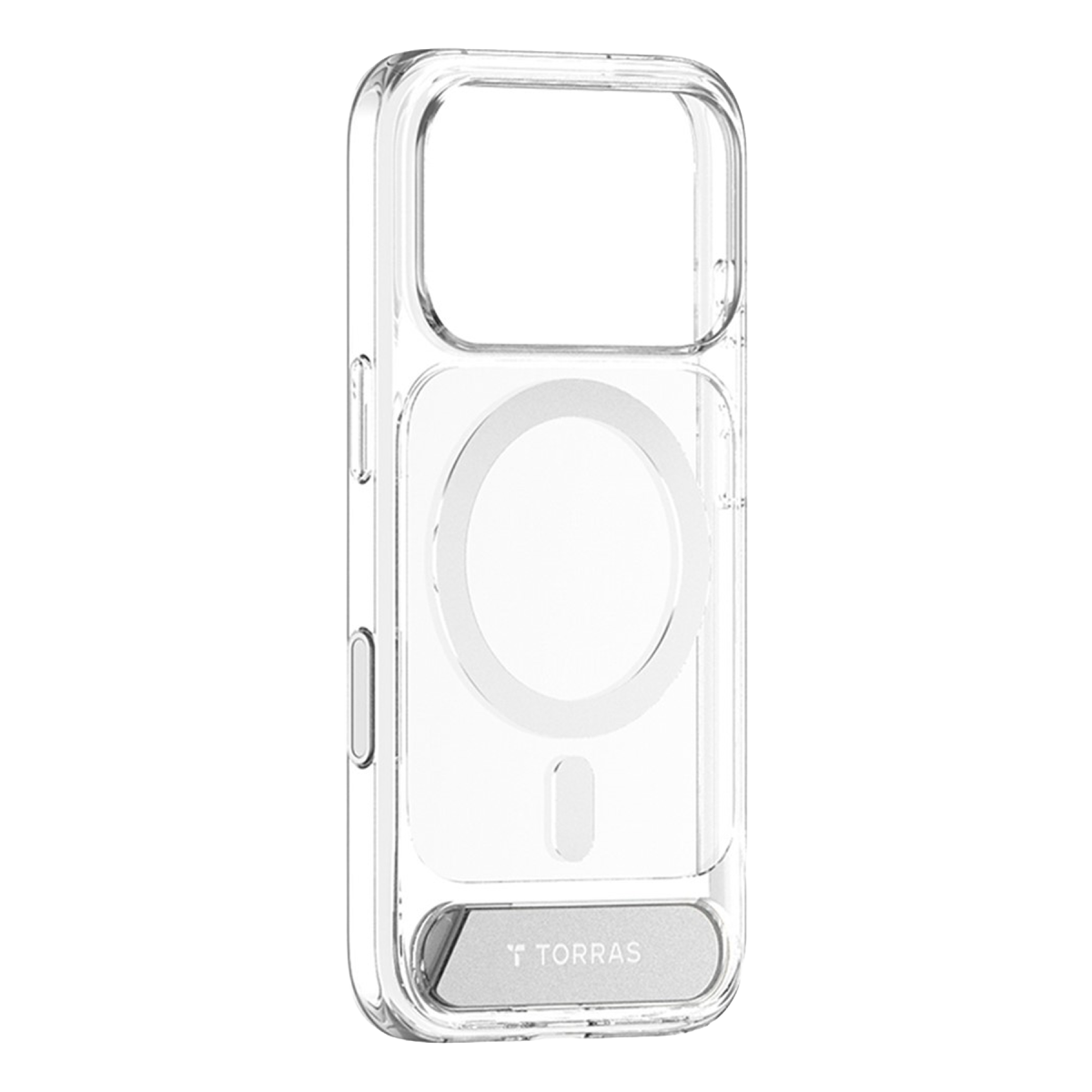 Torras Apple iPhone 18 Pro Max Ostand L1 Standlı Magsafe Kapak – Şeffaf görseli 2