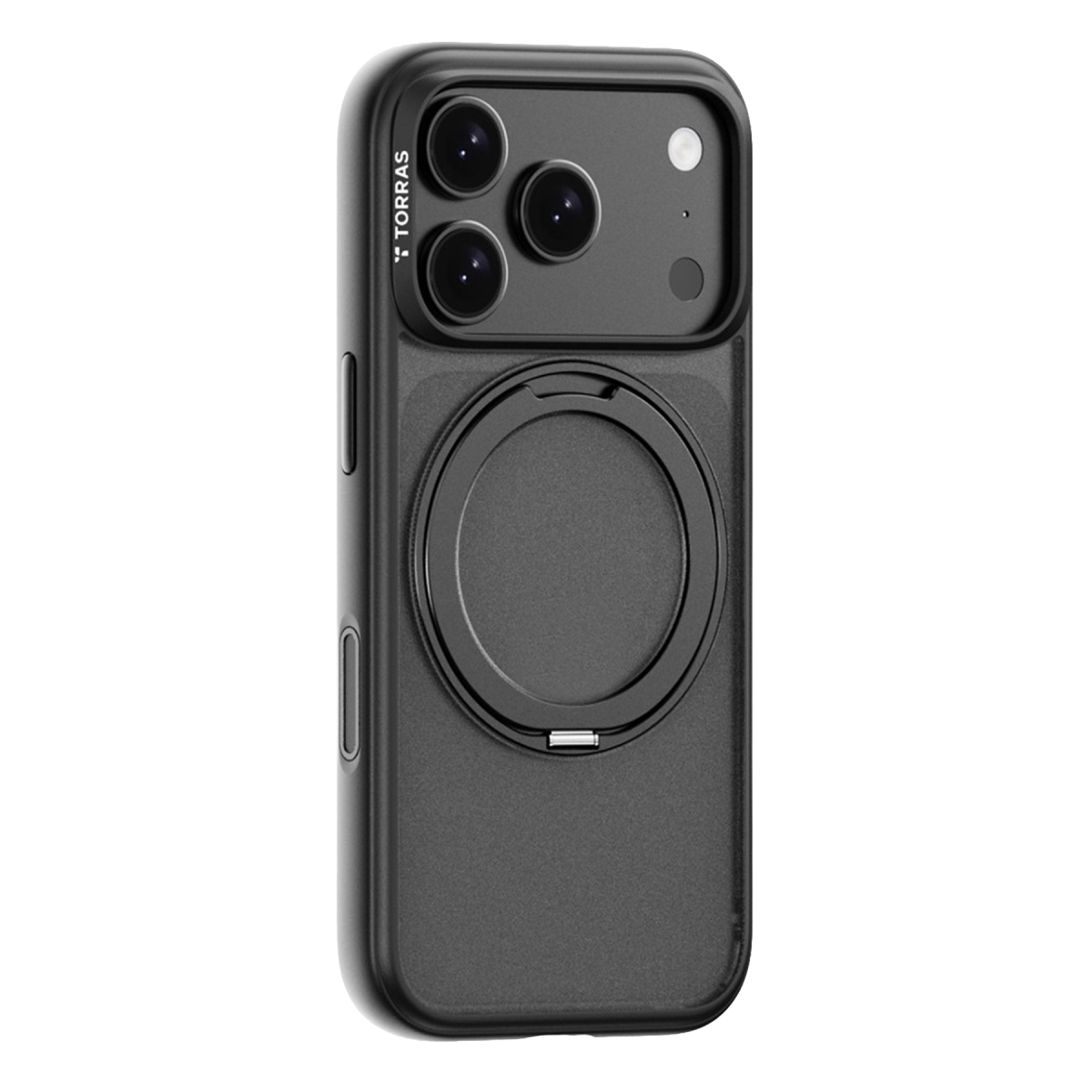 Torras Apple iPhone 18 Pro Max Ostand O1 Guardian Standlı Magsafe Kapak – Siyah görseli 1