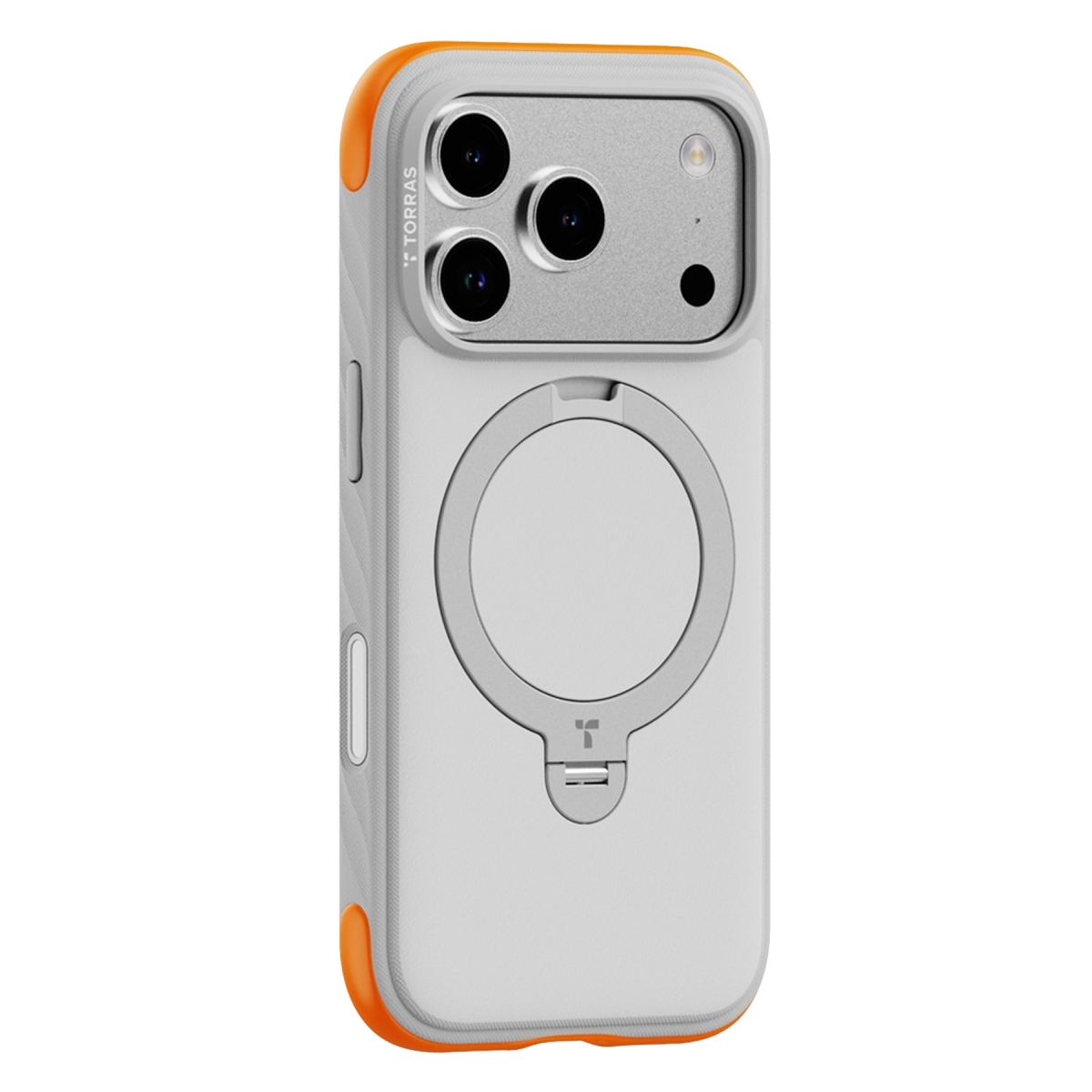 Torras Apple iPhone 18 Pro Max Ostand Q3 Rugg Standlı Magsafe Kapak – Beyaz görseli 4
