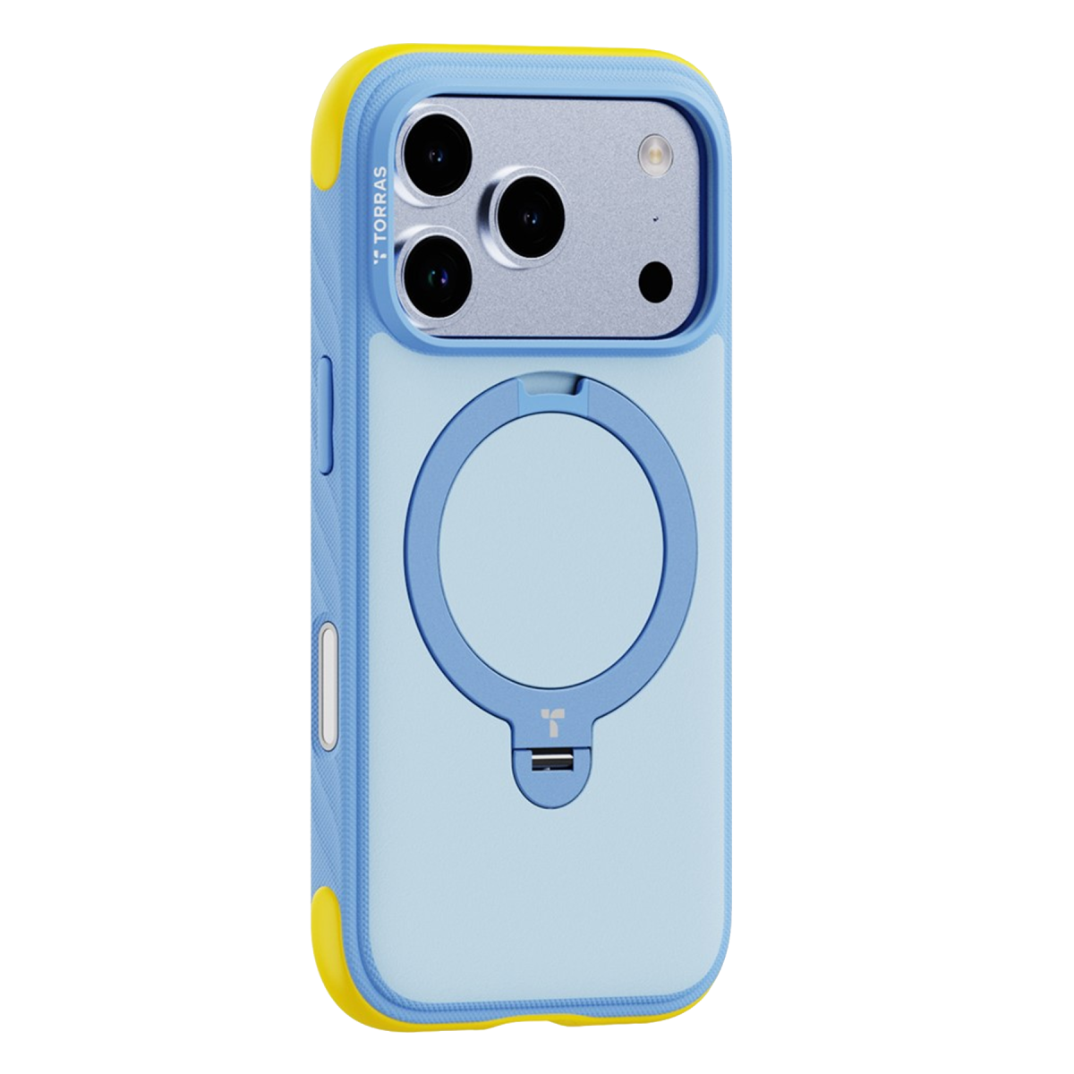 Torras Apple iPhone 18 Pro Max Ostand Q3 Rugg Standlı Magsafe Kapak – Açık Mavi görseli 3