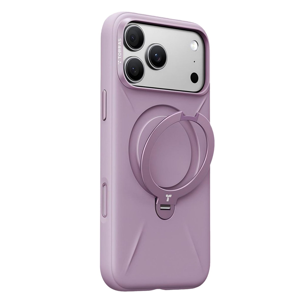 Torras Apple iPhone 18 Pro Max Ostand Q3 Silicone Standlı Magsafe Kapak – Bordo görseli 2