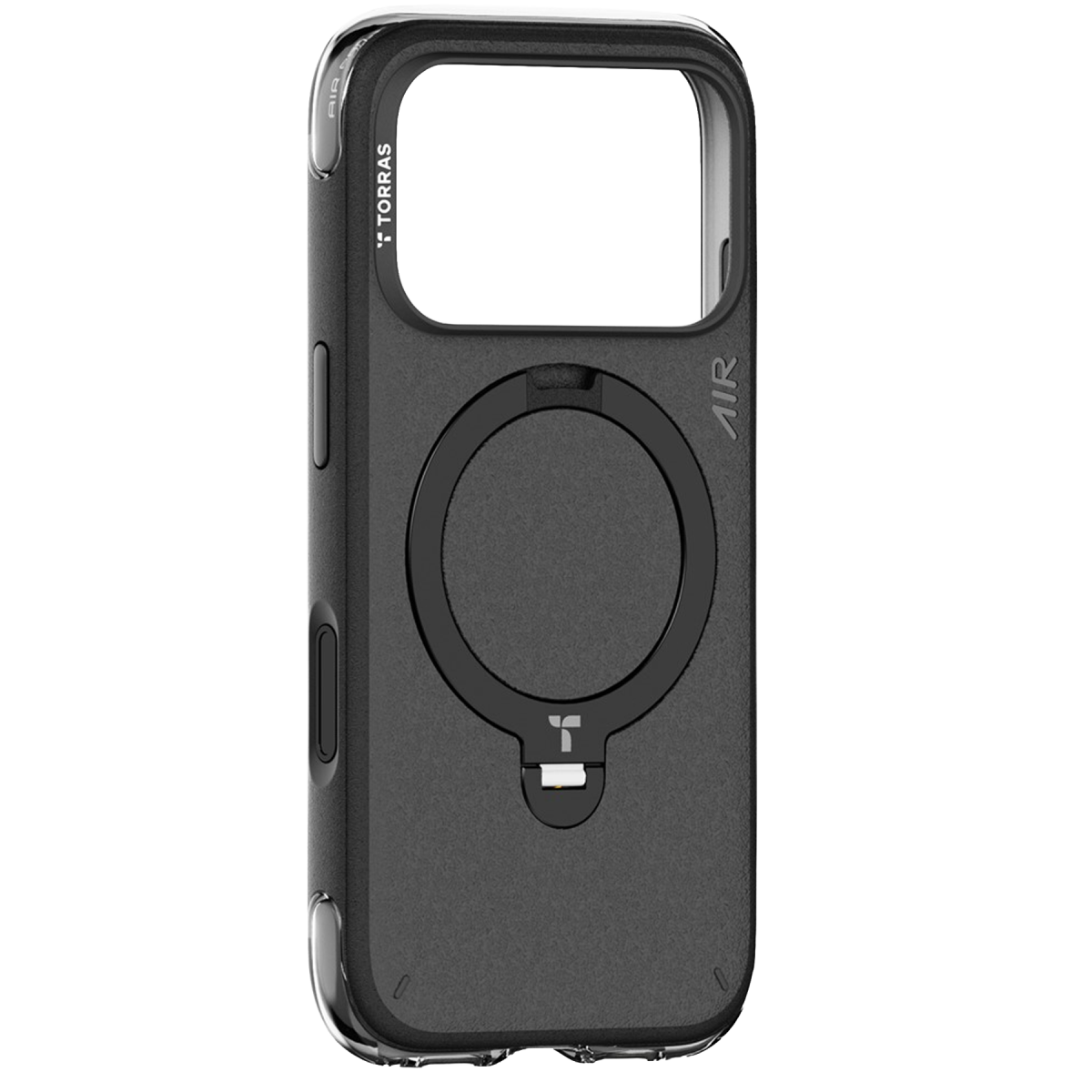 Torras Apple iPhone 18 Pro Max Q3 Air Essential Standlı Magsafe Kapak – Siyah görseli 2