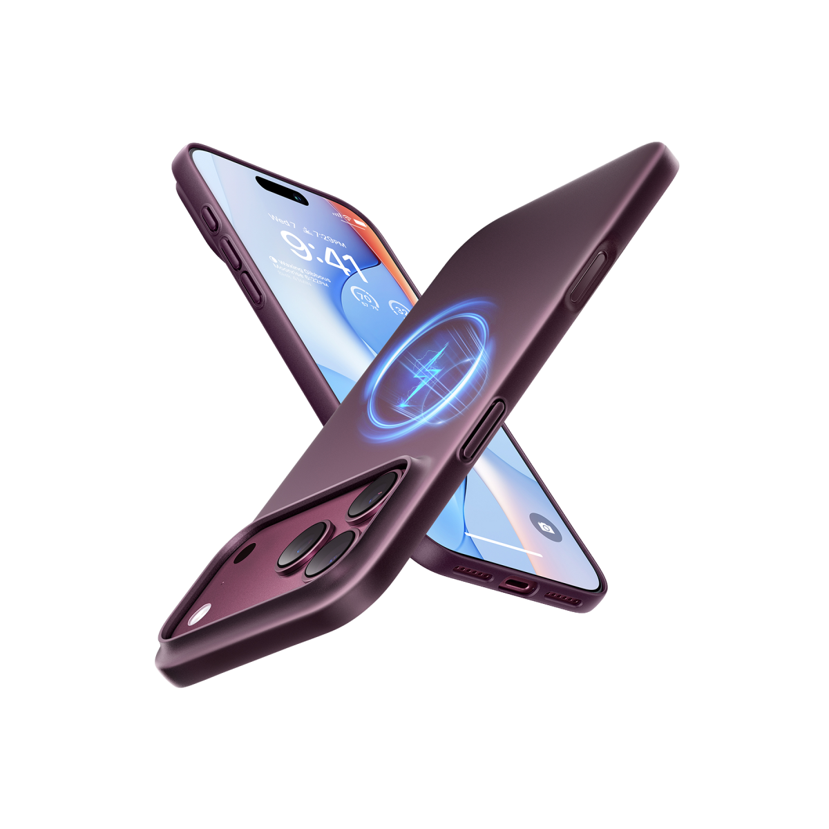 Torras Apple iPhone 18 Pro OriginFit Magsafe Kılıf – Bordo görseli 2